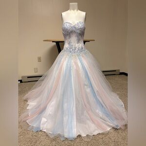 Alyce Designs Cotton Candy Corset Ballgown